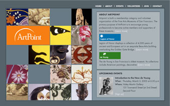 >Artpoint website - case studies